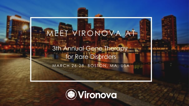 Meet us at the 3rd Gene Therapy for Rare Disorders Conference